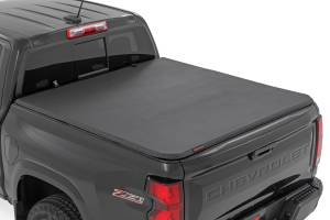 Soft Tri-Fold Bed Cover 5 Foot Bed Chevy/GMC Canyon/Colorado 2WD/4WD (23-26) Rough Country