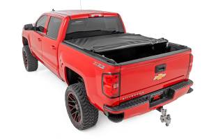 Rough Country - Soft Roll Up Bed Cover 5 Foot 9 Inch Bed Silverado/Sierra 1500 (14-18 & Classic) Rough Country - Image 3