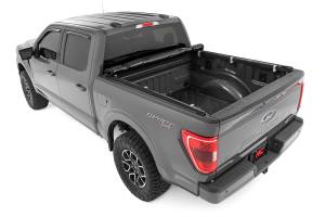 Rough Country - Soft Roll Up Bed Cover 5 Foot 7 Inch Bed Ford F-150/F-150 Lightning/Raptor (15-26) Rough Country - Image 5