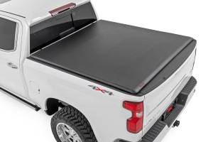 Rough Country - Soft Roll Up Bed Cover 5 Foot 10 Inch Bed Chevy/GMC Sierra 1500 (19-26)/Silverado 1500 (19-26) Rough Country - Image 1