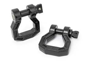 D-Ring Forged Pair Black Rough Country