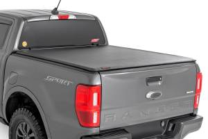 Soft Roll Up Bed Cover 5 Foot Bed Ford Ranger 2WD/4WD (2019-2023) Rough Country