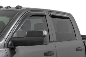Side Window Deflectors Tape On Rain Guard Ram 1500 (09-18)/2500 (10-26) Rough Country