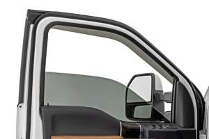 Rough Country - Side Window Deflectors Tape On Rain Guard Ford F-150/Lightning/F-250/F-350/Raptor (15-26) Rough Country - Image 2