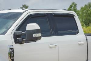Rough Country - Side Window Deflectors Tape On Rain Guard Ford F-150/Lightning/F-250/F-350/Raptor (15-26) Rough Country - Image 6