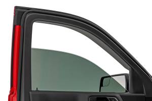 Rough Country - Side Window Deflectors Tape On Rain Guard Silverado/Sierra 1500/2500HD/3500HD (19-26) Rough Country - Image 4