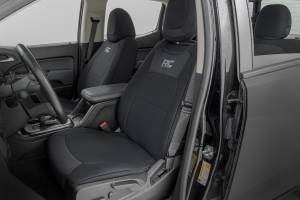 Rough Country - Seat Covers Front Bucket Rear Bench Chevy/GMC Canyon/Colorado (15-22) Rough Country - Image 2
