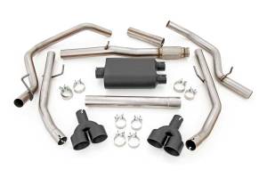 Rough Country - Performance Exhuast Stainless Crew/Dbl RR Exit Silverado/Sierra 1500 (19-26) Rough Country - Image 2