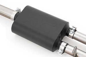 Rough Country - Performance Exhuast Stainless Crew/Dbl RR Exit Silverado/Sierra 1500 (19-26) Rough Country - Image 3