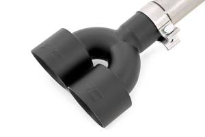 Rough Country - Performance Exhuast Stainless Crew/Dbl RR Exit Silverado/Sierra 1500 (19-26) Rough Country - Image 4