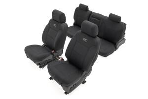 Rough Country - Seat Covers FR Bucket & RR 60/40 Bench Silverado/Sierra 2500HD/3500HD (14-26) Rough Country - Image 5