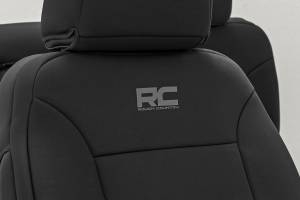 Rough Country - Seat Covers FR Bucket & RR 60/40 Bench Silverado/Sierra 2500HD/3500HD (14-26) Rough Country - Image 6