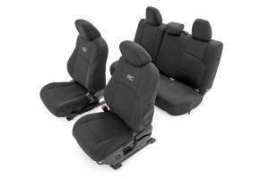 Seat Covers FR & RR Double Cab Toyota Tacoma 2WD/4WD (2024-2026) Rough Country