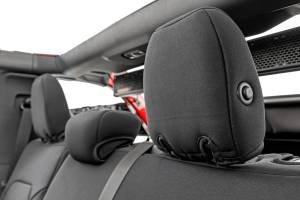 Rough Country - Seat Covers Bucket Seats W/Fold Down RR Armrest FR & RR 4DR Ford Bronco (21-25) Rough Country - Image 3
