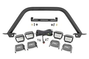 Safari Bar 3 Inch OSRAM (Quad) Wide OE Modular Steel Ford Bronco (21-25) Rough Country
