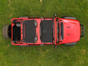 Rough Country - Mesh Bikini Top Plus Black Jeep Wrangler JL (21-23)/Wrangler Unlimited (18-23) Rough Country - Image 5