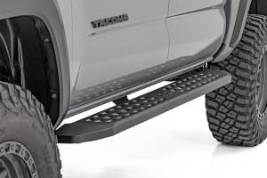Rough Country - RPT2 Running Board Double Cab Black Toyota Tacoma 2WD/4WD (2016-2023) Rough Country - Image 4