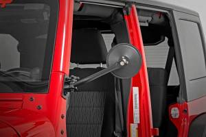Rough Country - Round Trail Mirror Jeep Wrangler JK/Wrangler Unlimited (2007-2018) Rough Country - Image 5